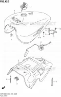 RESERVOIR D'ESSENCE (VZR1800K8/NK8) pour Suzuki INTRUDER 1800 2009