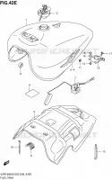 RESERVOIR D'ESSENCE (VZR1800ZL0) pour Suzuki INTRUDER 1800 2009