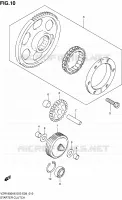 ROUE LIBRE DE DEMARREUR pour Suzuki INTRUDER 1800 2009