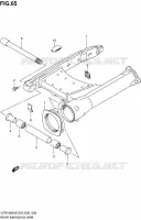 BRAS OSCILLANT ARRIERE pour Suzuki INTRUDER 1800 2010
