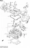 CULASSE AVANT pour Suzuki INTRUDER 1800 2010