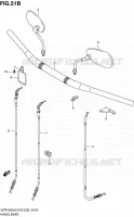 GUIDON (MODEL L0) pour Suzuki INTRUDER 1800 2010