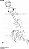 VILEBREQUIN (MODEL L0) pour Suzuki INTRUDER 1800 2010