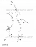 DURITE DE FREIN AVANT pour Suzuki INTRUDER 1800 2011