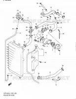 DURITE DE RADIATEUR pour Suzuki INTRUDER 1800 2011