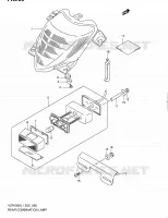 ENSEMBLE FEU ARRIERE (VZR1800L1 E02) pour Suzuki INTRUDER 1800 2011