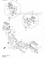REPOSE PIED pour Suzuki INTRUDER 1800 2011