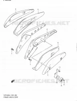 SUPPORT ARRIERE (VZR1800L1 E02) pour Suzuki INTRUDER 1800 2011