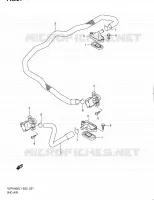SYSTÈME DE RECYCLAGE GAZ D'ECHAPPEMENT pour Suzuki INTRUDER 1800 2011