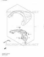 CAPOT DE SELLE (VZR1800ZL1 E02) pour Suzuki INTRUDER 1800 2011