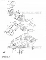 CARTER INFERIEUR   POMPE A HUILE pour Suzuki INTRUDER 1800 2011