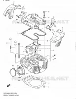 CULASSE ARRIERE pour Suzuki INTRUDER 1800 2011