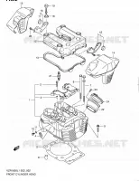 CULASSE AVANT pour Suzuki INTRUDER 1800 2011