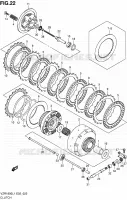 EMBRAYAGE pour Suzuki INTRUDER 1800 2011