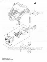 ENSEMBLE FEU ARRIERE (VZR1800ZL1 E19) pour Suzuki INTRUDER 1800 2011