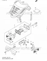 ENSEMBLE FEU ARRIERE (VZR1800ZL1 E24) pour Suzuki INTRUDER 1800 2011
