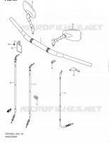 GUIDON (VZR1800UFL1 E19) pour Suzuki INTRUDER 1800 2011