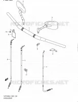 GUIDON (VZR1800ZL1 E19) pour Suzuki INTRUDER 1800 2011