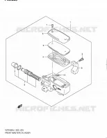 MAITRE CYLINDRE AVANT (VZR1800L1 E02) pour Suzuki INTRUDER 1800 2011