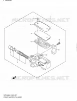 MAITRE CYLINDRE AVANT (VZR1800ZL1 E02) pour Suzuki INTRUDER 1800 2011