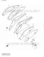 SUPPORT ARRIERE (VZR1800L1 E19) pour Suzuki INTRUDER 1800 2011