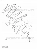 SUPPORT ARRIERE (VZR1800ZL1 E02) pour Suzuki INTRUDER 1800 2011