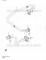 SYSTÈME DE RECYCLAGE GAZ D'ECHAPPEMENT pour Suzuki INTRUDER 1800 2011