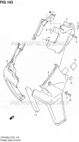COUVERCLES DE CADRE AVANT (VZR1800ZL2 E24) pour Suzuki INTRUDER 1800 2012