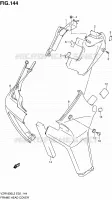 COUVERCLES DE CADRE AVANT (VZR1800ZL2 E51) pour Suzuki INTRUDER 1800 2012