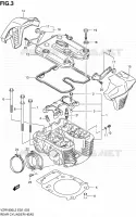 CULASSE ARRIERE pour Suzuki INTRUDER 1800 2012