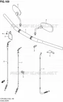 GUIDON (VZR1800L2 E24) pour Suzuki INTRUDER 1800 2012