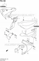 CARENAGES ARRIERE (VZR1800ZL2 E02) pour Suzuki INTRUDER 1800 2012