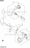 CLIGNOTANTS (VZR1800ZL2 E02) pour Suzuki INTRUDER 1800 2012