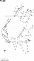 COUVERCLES DE CADRE AVANT (VZR1800L2 E02) pour Suzuki INTRUDER 1800 2012