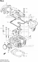 CULASSE ARRIERE pour Suzuki INTRUDER 1800 2012