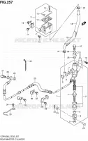 MAITRE CYLINDRE ARRIERE (VZR1800L2 E02) pour Suzuki INTRUDER 1800 2012