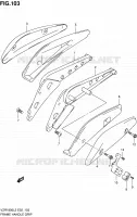 SUPPORT ARRIERE (VZR1800L2 E19) pour Suzuki INTRUDER 1800 2012