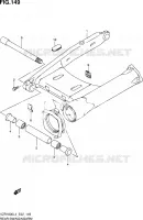 BRAS OSCILLANT ARRIERE pour Suzuki INTRUDER 1800 2014