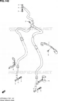 DURITE DE FREIN AVANT pour Suzuki INTRUDER 1800 2014
