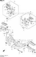 REPOSE PIED pour Suzuki INTRUDER 1800 2014