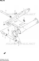 BRAS OSCILLANT ARRIERE pour Suzuki INTRUDER 1800 2014