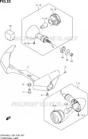 CLIGNOTANTS (VZR1800ZL4 E33) pour Suzuki INTRUDER 1800 2014