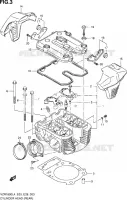 CULASSE (REAR) pour Suzuki INTRUDER 1800 2014