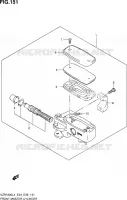 MAITRE CYLINDRE AVANT (VZR1800L4 E28) pour Suzuki INTRUDER 1800 2014
