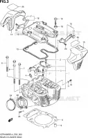 CULASSE ARRIERE pour Suzuki INTRUDER 1800 2014