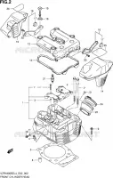 CULASSE AVANT pour Suzuki INTRUDER 1800 2014