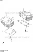 CYLINDRE pour Suzuki INTRUDER 1800 2014