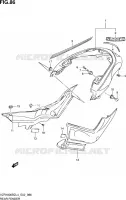 GARDE BOUE ARRIERE pour Suzuki INTRUDER 1800 2014