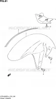 GARDE BOUE AVANT pour Suzuki INTRUDER 1800 2014