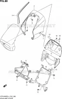 SUPPORT   CARENAGES DE PHARE pour Suzuki INTRUDER 1800 2014